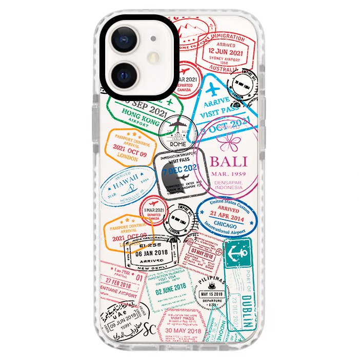 Case Celular Sellos Pasaporte - iPhone