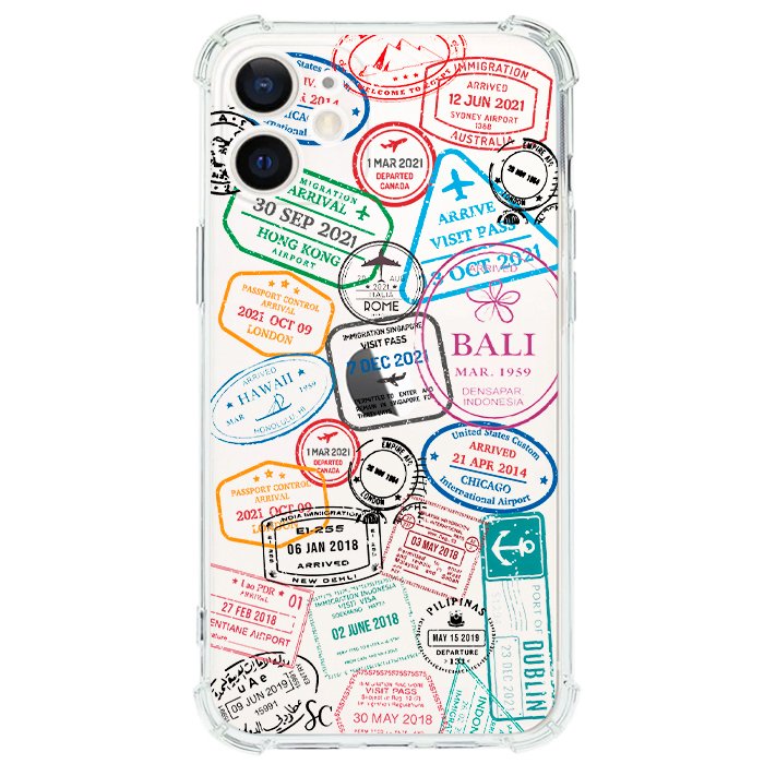 Case Celular Sellos Pasaporte - iPhone