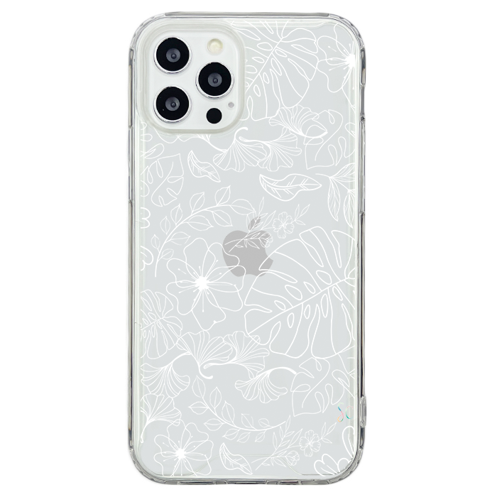 E. Case flores blancas - Xiaomi