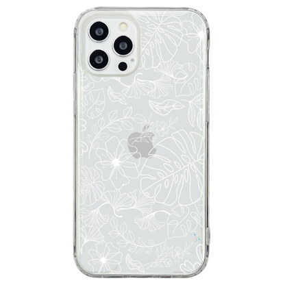 E. Case flores blancas - Xiaomi