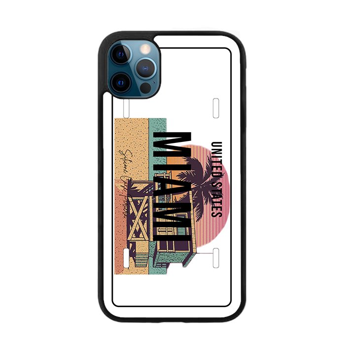 E. iPhone Placa Miami