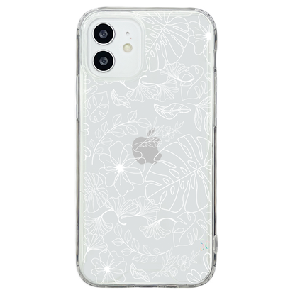 E. Case flores blancas - Xiaomi