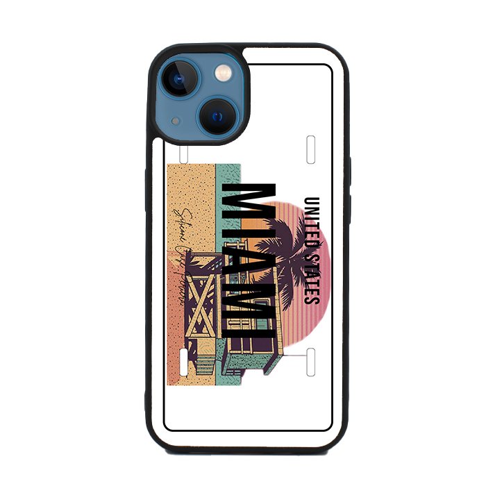 E. iPhone Placa Miami