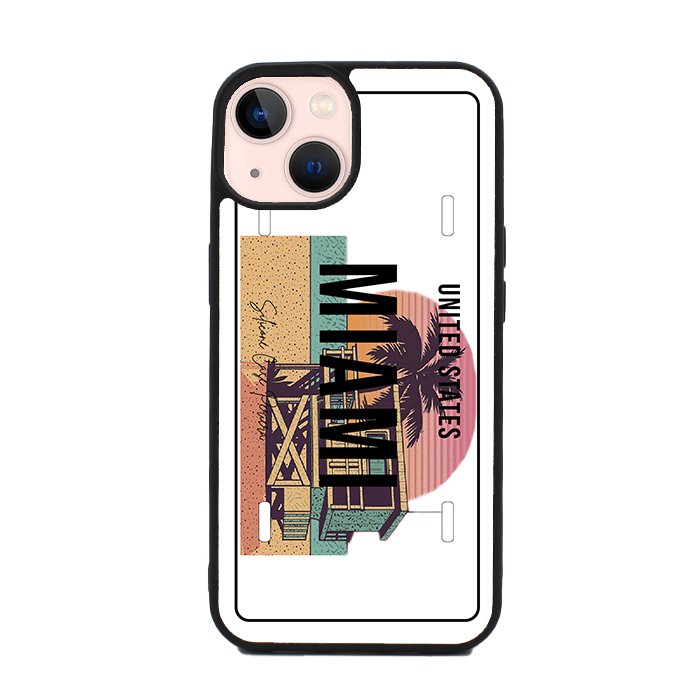 E. iPhone Placa Miami