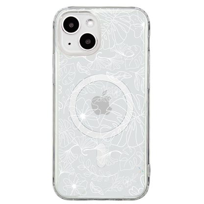 E. Case flores blancas - Xiaomi