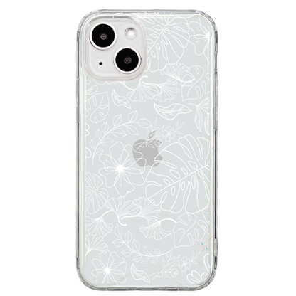 E. Case flores blancas - Xiaomi