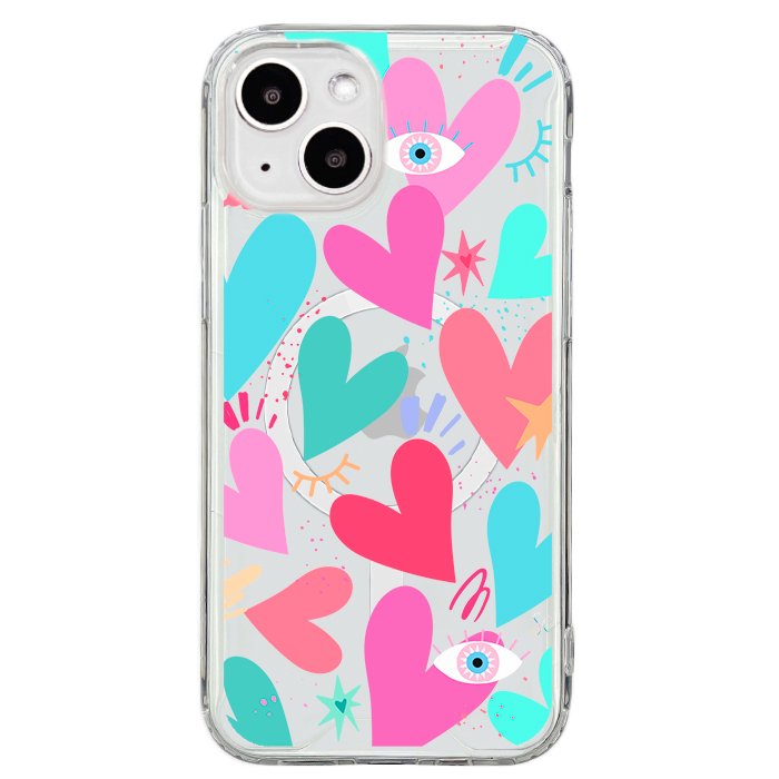 Case Celular Corazones 2 - iPhone