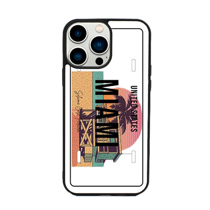 E. iPhone Placa Miami
