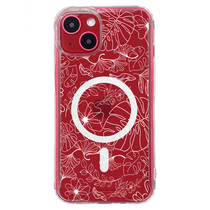 E. Case flores blancas - Xiaomi