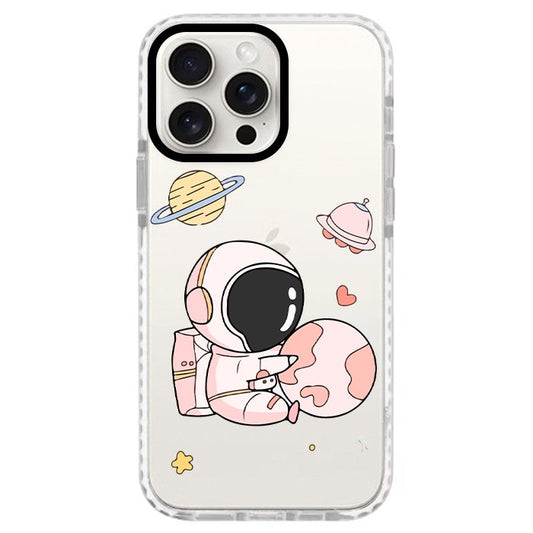 Case Celular Astronauta Rosa - iPhone