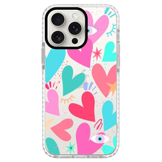 Case Celular Corazones 2 - iPhone