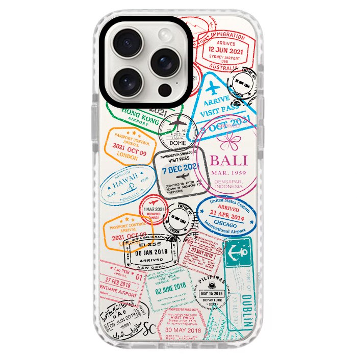 Case Celular Sellos Pasaporte - iPhone