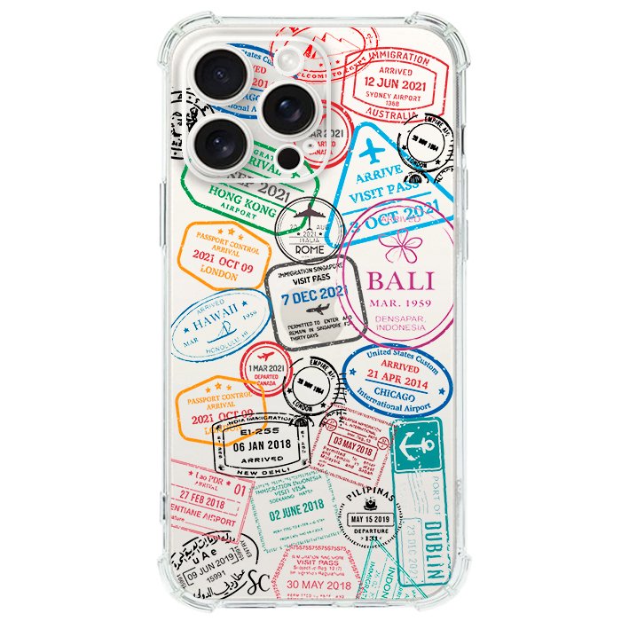 Case Celular Sellos Pasaporte - iPhone