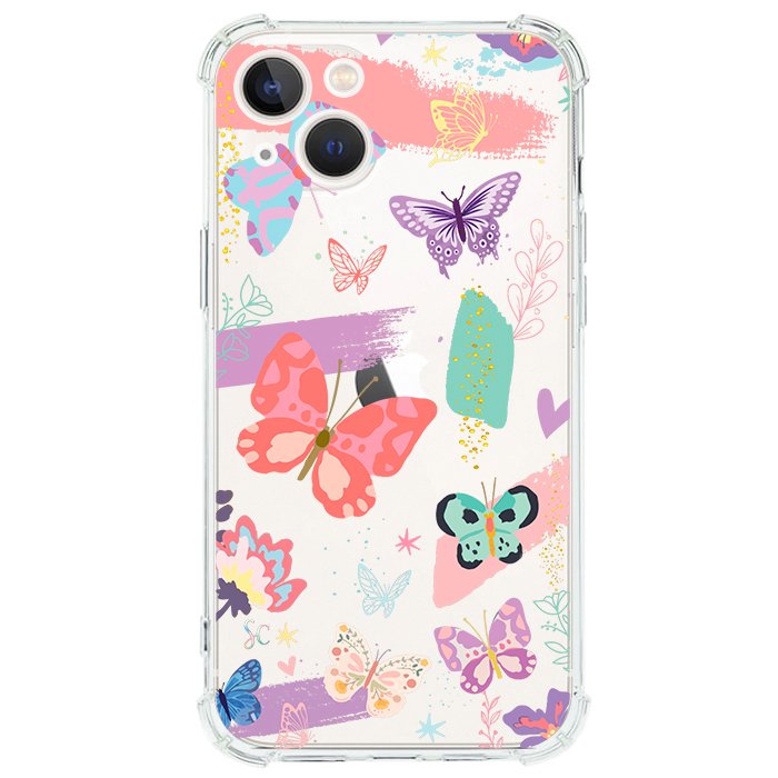Case Celular Mariposas Colores - iPhone