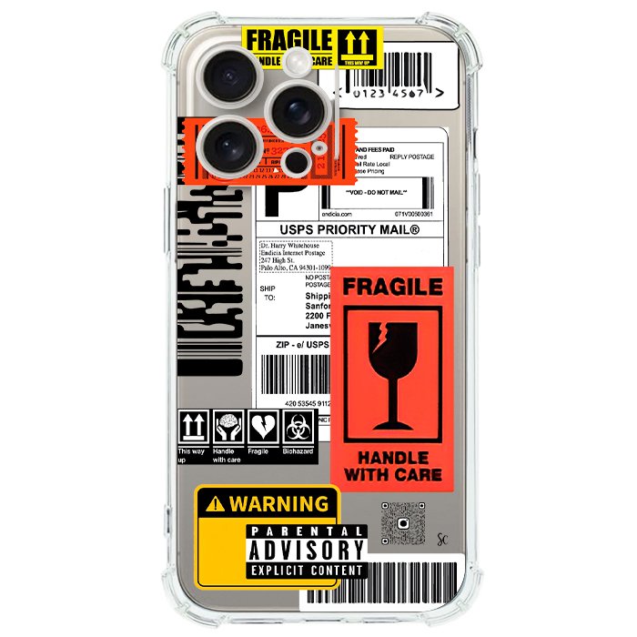 Case Celular Warning - iPhone