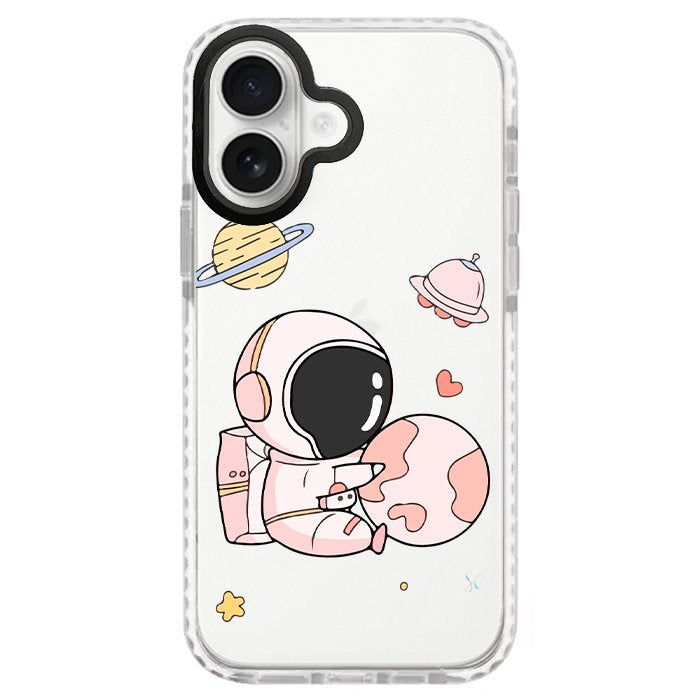 Case Celular Astronauta Rosa - iPhone