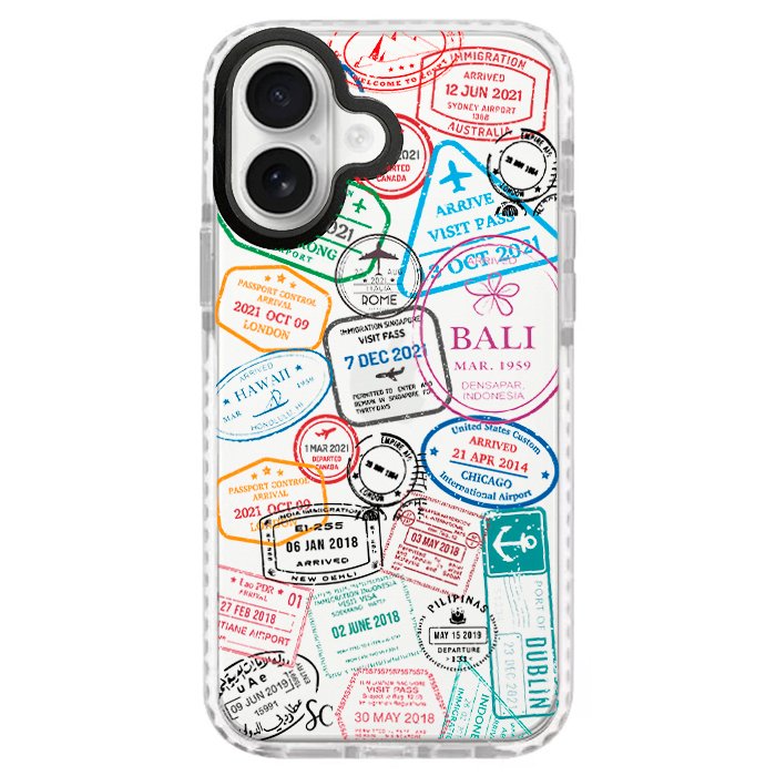 Case Celular Sellos Pasaporte - iPhone