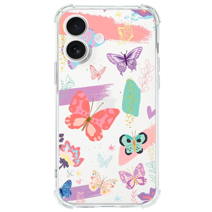 Case Celular Mariposas Colores - iPhone