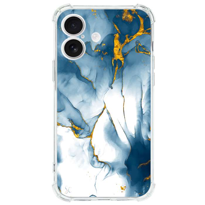 Case Celular Marmol Azul - iPhone