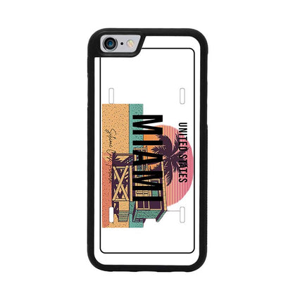 E. iPhone Placa Miami