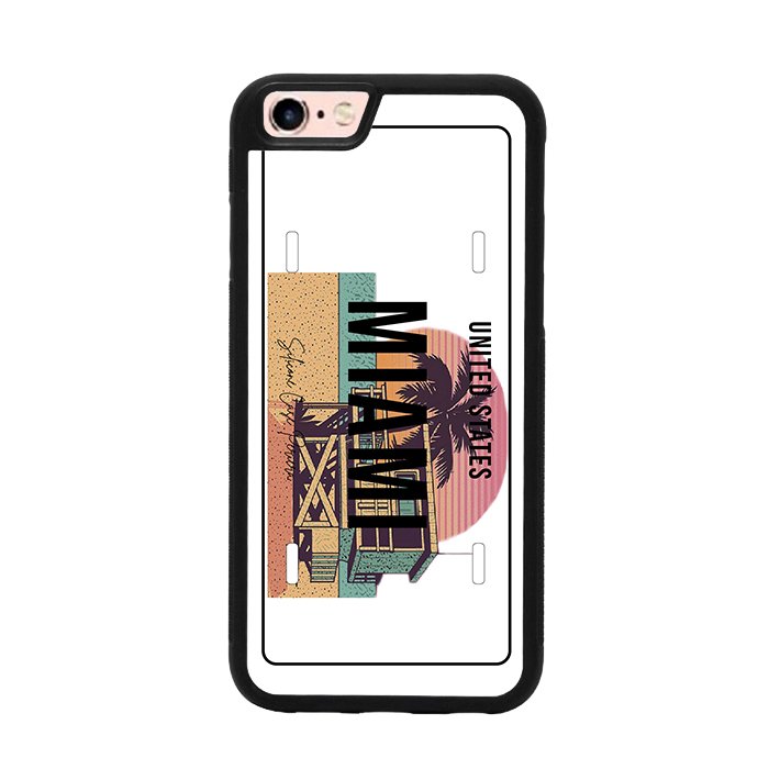 E. iPhone Placa Miami