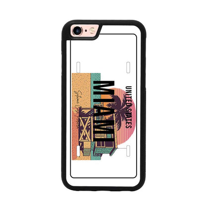 E. iPhone Placa Miami