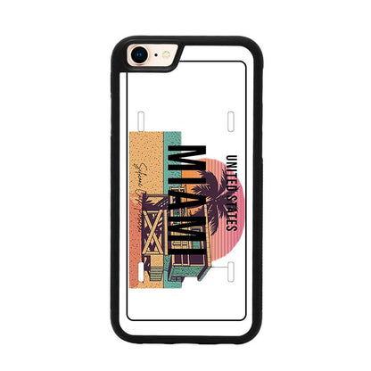 E. iPhone Placa Miami