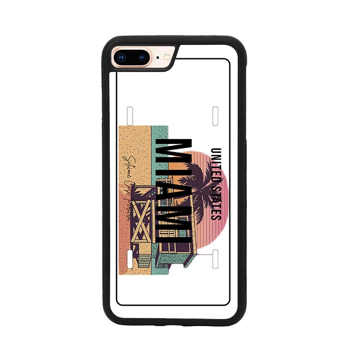E. iPhone Placa Miami
