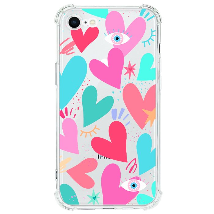 Case Celular Corazones 2 - iPhone