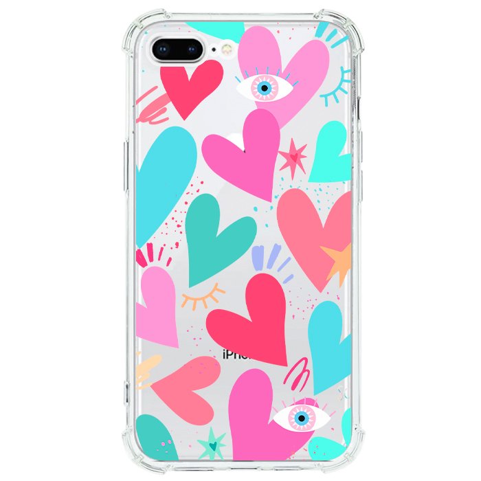 Case Celular Corazones 2 - iPhone