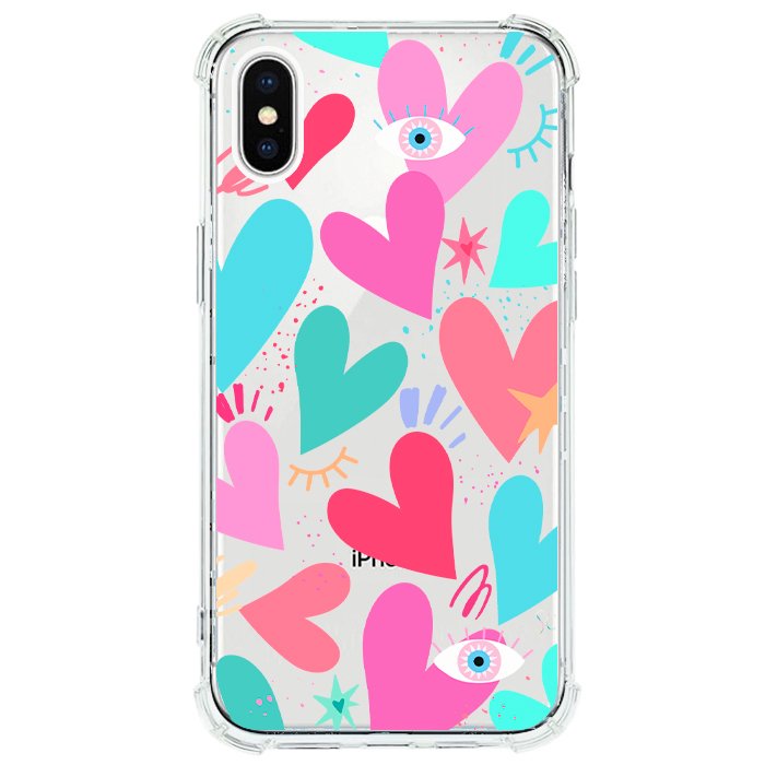 Case Celular Corazones 2 - iPhone