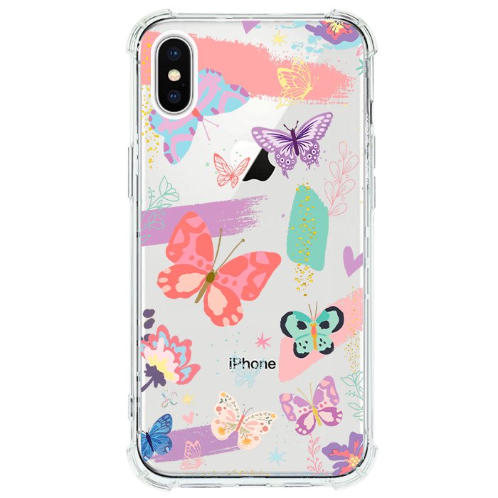 Case Celular Mariposas Colores - iPhone