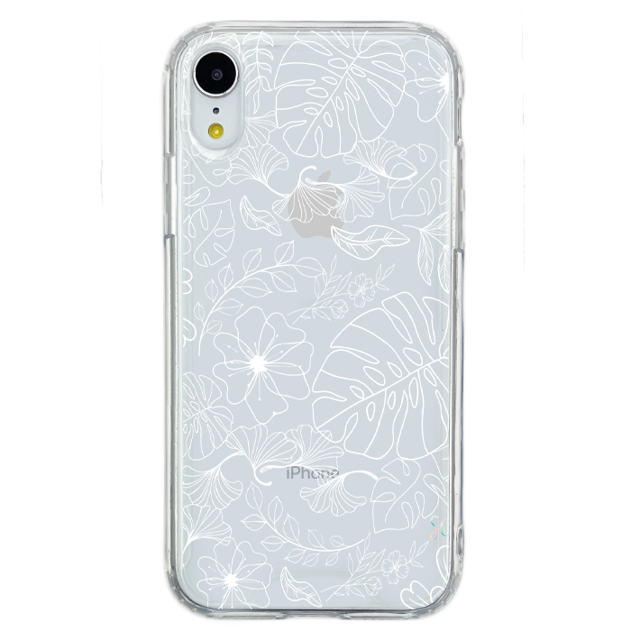 E. Case flores blancas - Samsung