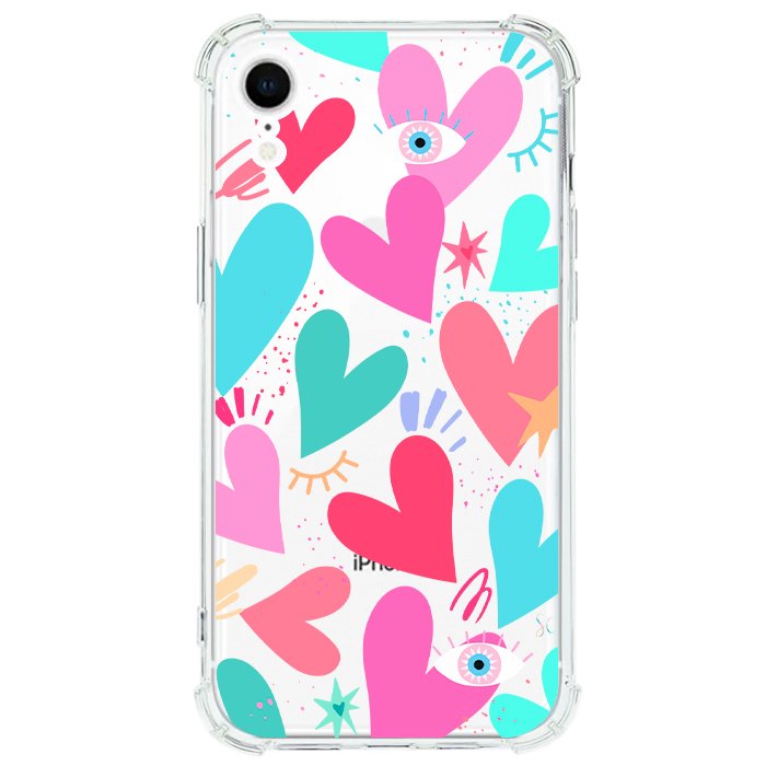 Case Celular Corazones 2 - iPhone