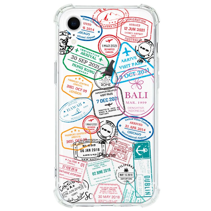 Case Celular Sellos Pasaporte - iPhone