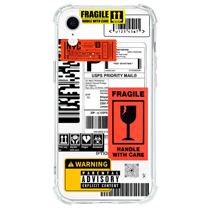 Case Celular Warning - iPhone