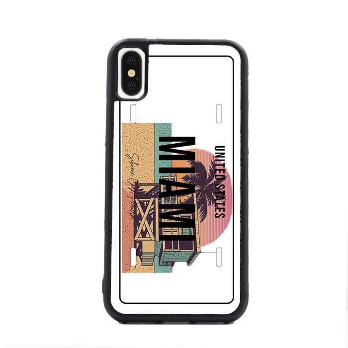 E. iPhone Placa Miami