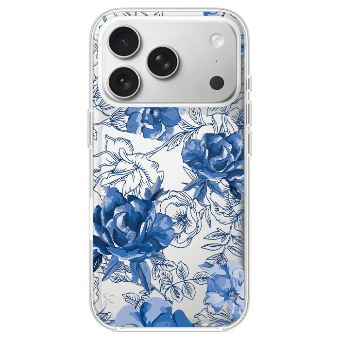 Case IPhone Flores Azules