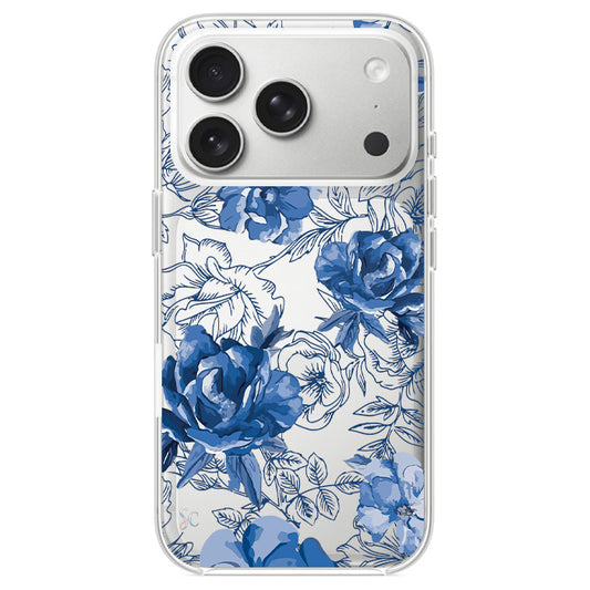 Case IPhone Flores Azules