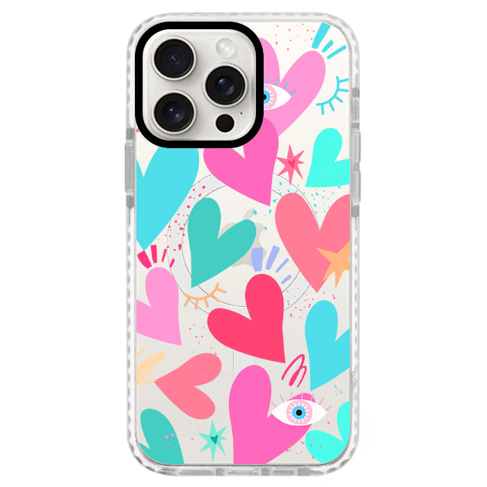 Case Celular Corazones 2 - iPhone
