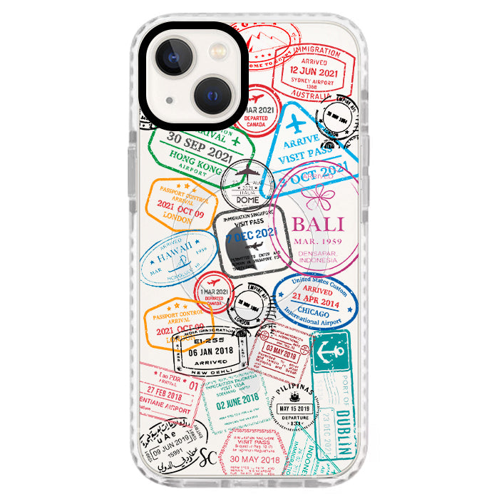 Case Celular Sellos Pasaporte - iPhone