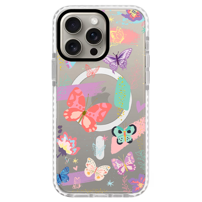 Case Celular Mariposas Colores - iPhone