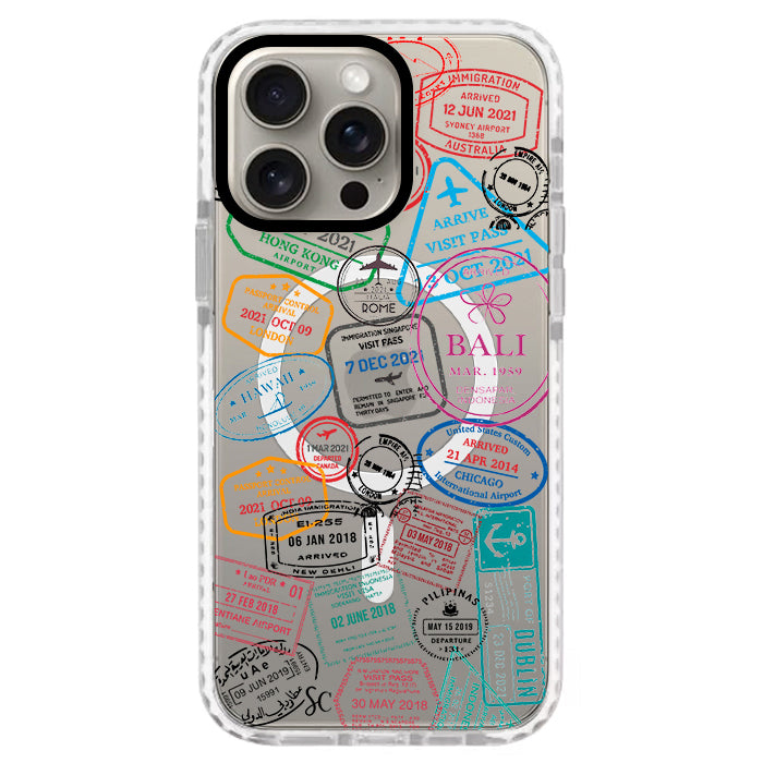 Case Celular Sellos Pasaporte - iPhone