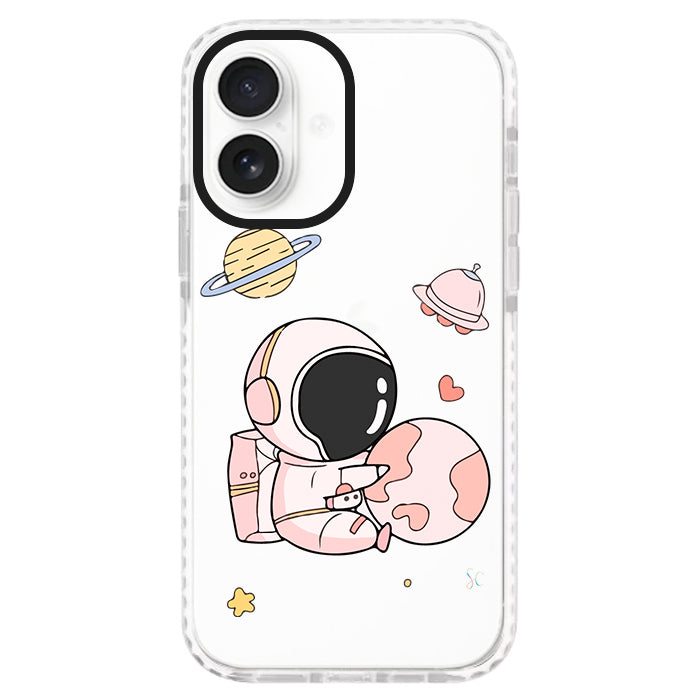Case Celular Astronauta Rosa - iPhone