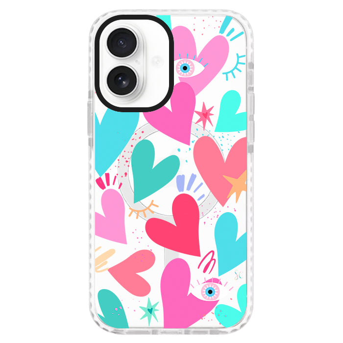 Case Celular Corazones 2 - iPhone