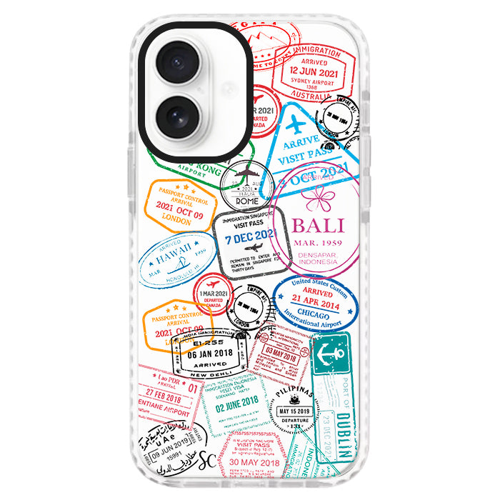 Case Celular Sellos Pasaporte - iPhone