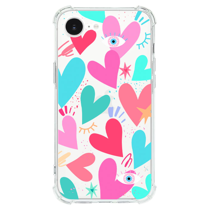 Case Celular Corazones 2 - iPhone