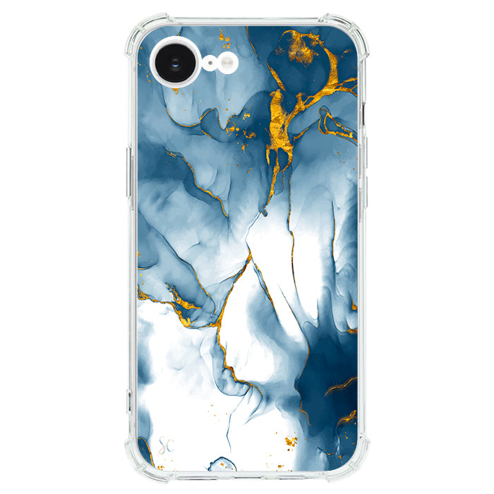 Case Celular Marmol Azul - iPhone