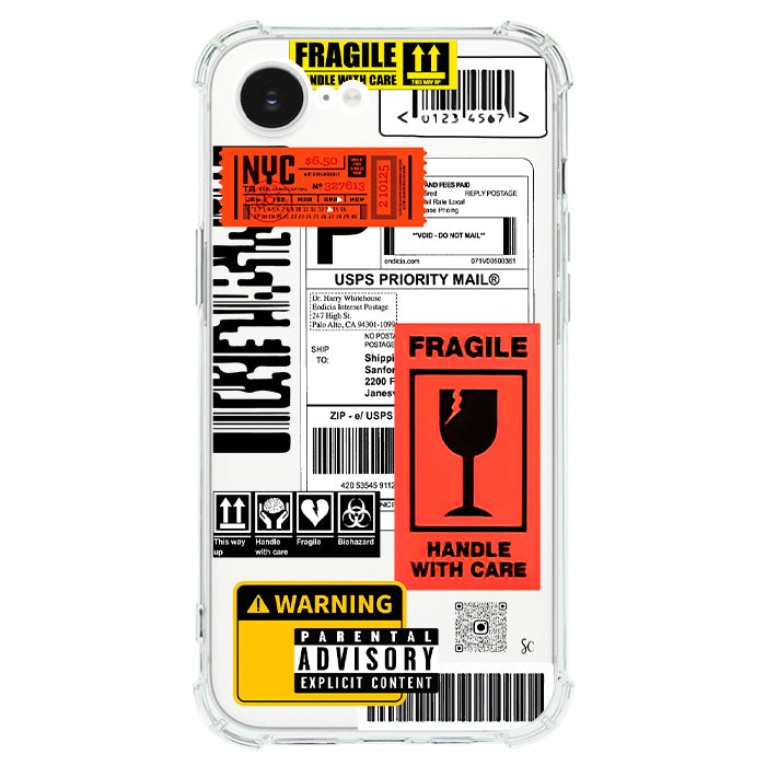 Case Celular Warning - iPhone