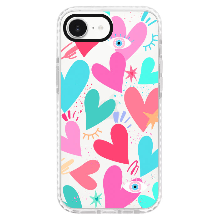 Case Celular Corazones 2 - iPhone
